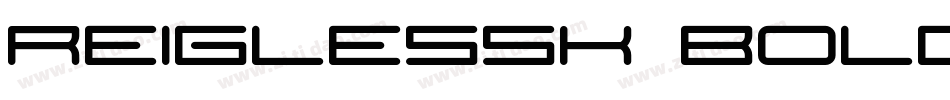 ReigleSSK Bold字体转换